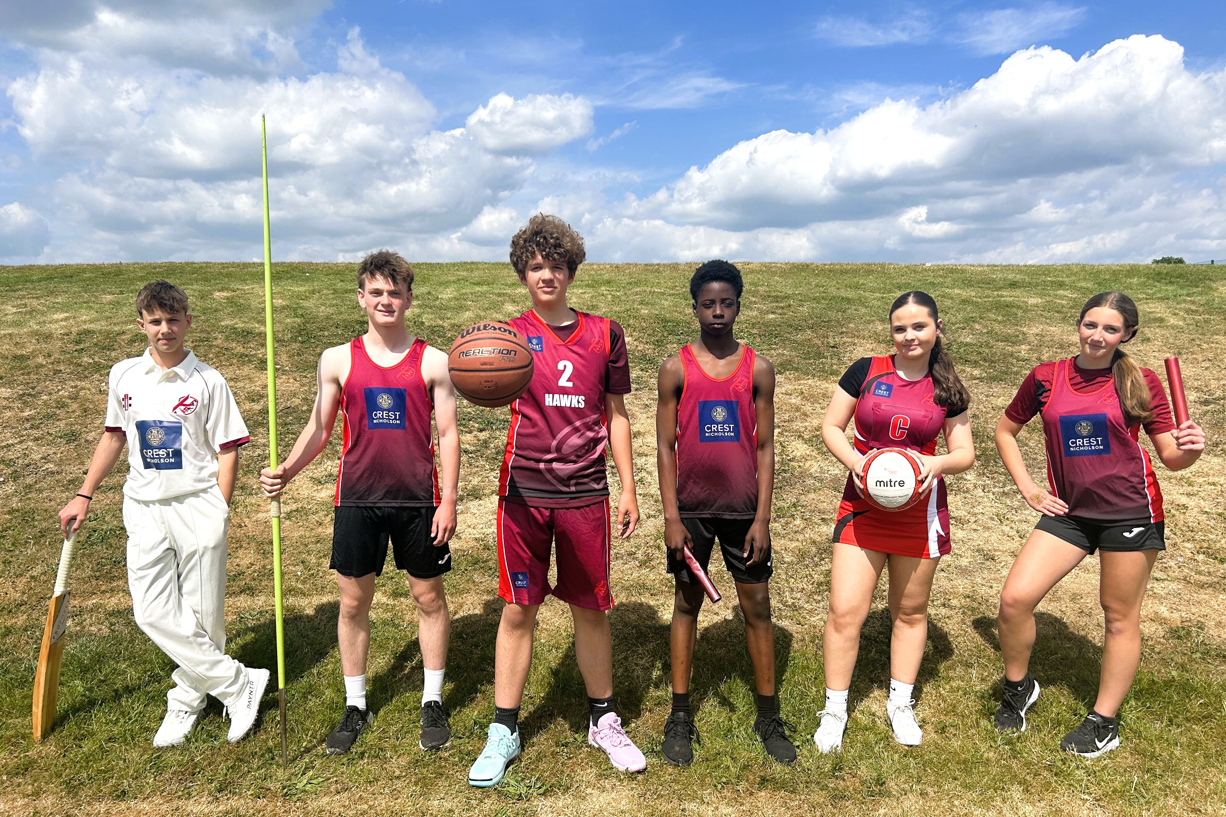 Provided new sports kits for Harlington Upper School